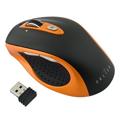 мышь Oklick 404SW Black-Orange