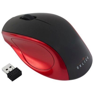 Мышь Oklick 412MW Black-Red