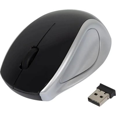 мышь Oklick 412MW Black-Silver