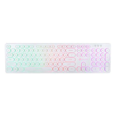 клавиатура Oklick 420MRL White
