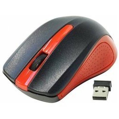 мышь Oklick 485MW+ Black-Red