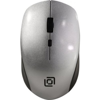 мышь Oklick 565MW Glossy Black-Silver