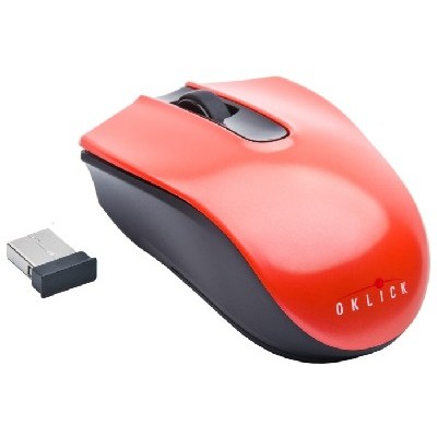 мышь Oklick 565SW Black-Red