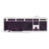 Клавиатура Oklick 740G White-Black