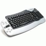 Клавиатура Oklick 780L PS/2+USB Black-Silver