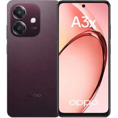 смартфон OPPO A3x 4/128GB Burgundy