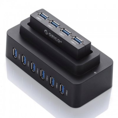 разветвитель USB Orico H10D6-U3-BK