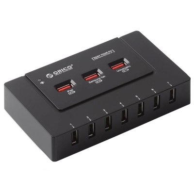 разветвитель USB Orico HF7U-3P-BK