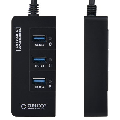 разветвитель USB Orico HR01-U3-BK