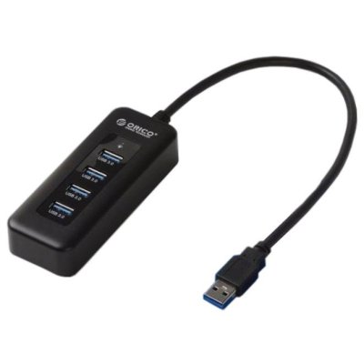 разветвитель USB Orico U3R1H4-BK
