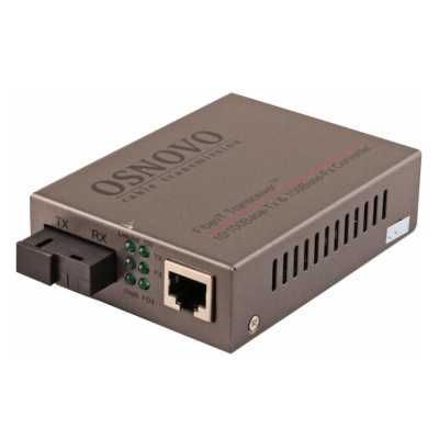 Медиаконвертер Osnovo OMC-100-11S5b