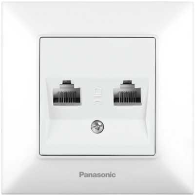 розетка компьютерная Panasonic Arkedia Slim WNTC04072WH-RU