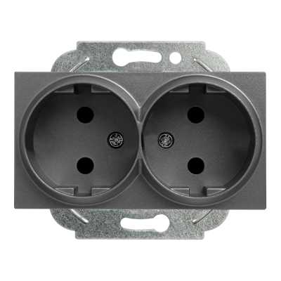 розетка силовая Panasonic Karre Plus & Arkedia Slim WKTT02042DG-RU