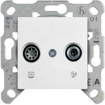розетка телевизионная Panasonic Karre Plus & Arkedia Slim WKTT04612WH-RU