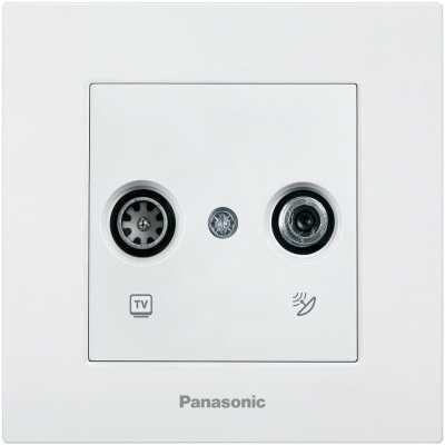 розетка телевизионная Panasonic Karre Plus WKTC04602WH-RU