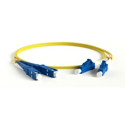 Hyperline FC-D2-9-LC-UR-SC-UR-H-0.5M-LSZH-YL