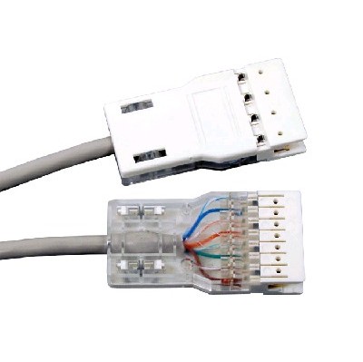 патч-корд Hyperline PC-110-110-4P-C5e-1M-GY