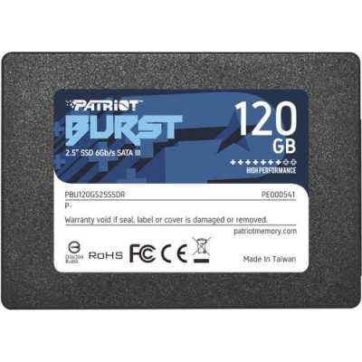 SSD диск Patriot Burst Elite 120Gb PBE120GS25SSDR