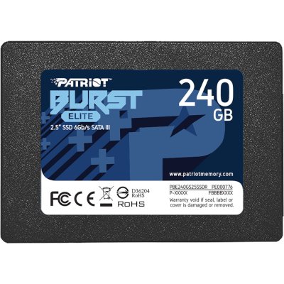 SSD диск Patriot Burst Elite 240Gb PBE240GS25SSDR