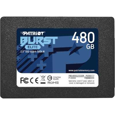 SSD диск Patriot Burst Elite 480Gb PBE480GS25SSDR