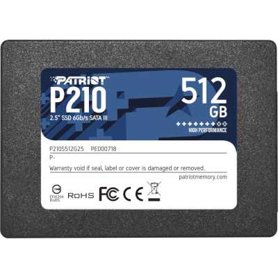 SSD диск Patriot P210 512Gb P210S512G25