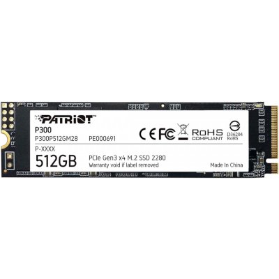 SSD диск Patriot P300 512Gb P300P512GM28