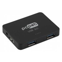 Разветвитель USB PC PET BW-U3020A black