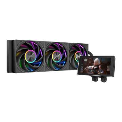 Кулер PCcooler DT360 Max ARGB Display Black