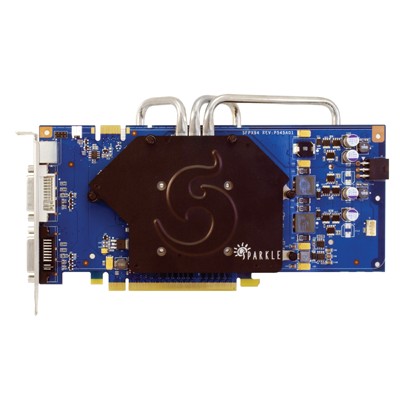 видеокарта PCI-E 512Mb Sparkle NV GF9600GT SF-PX96GT512D3-HP