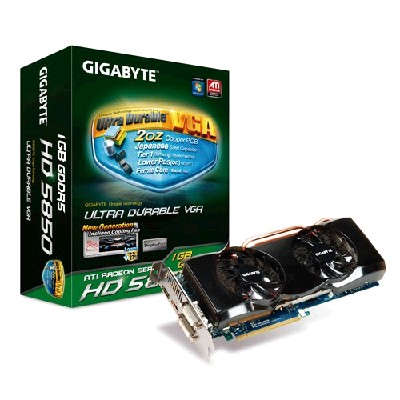 видеокарта PCI-Ex 1024Mb GigaByte GV-R585OC-1GD