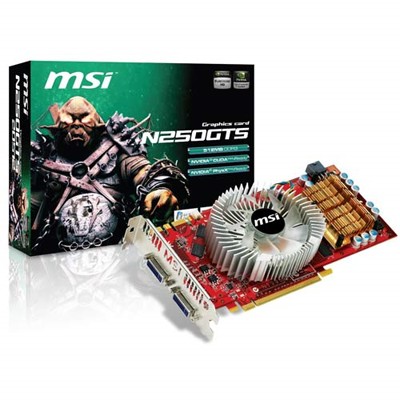 видеокарта PCI-Ex 1024Mb MSI N250GTS-2D1G-OCECONOMIC