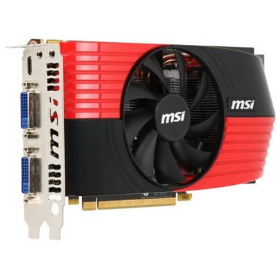 видеокарта PCI-Ex 1024Mb MSI N460GTX-M2D1GD5/OC