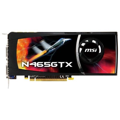 видеокарта PCI-Ex 1024Mb MSI N465GTX-M2D1G