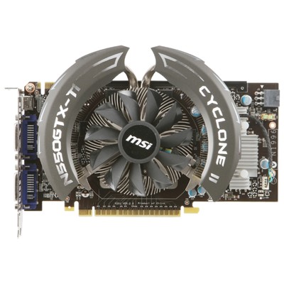 видеокарта PCI-Ex 1024Mb MSI N550GTX-Ti Cyclone II 1GD5