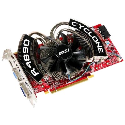 видеокарта PCI-Ex 1024Mb MSI R4890 Cyclone OC D5