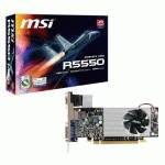Видеокарта PCI-Ex 1024Mb MSI R5550-MD1G D3