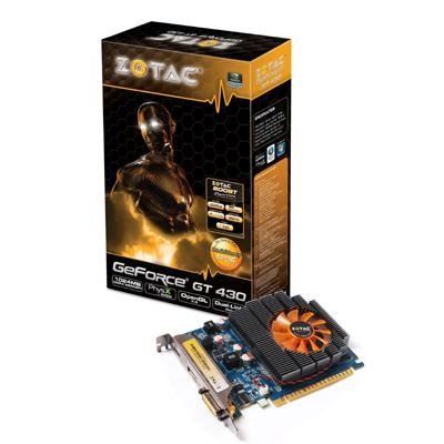 видеокарта PCI-Ex 1024Mb Zotac GT430 ZT-40611-10L
