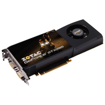 видеокарта PCI-Ex 1024Mb Zotac GTX285 с CUDA