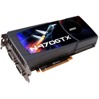 видеокарта PCI-Ex 1280Mb MSI N470GTX M2D12