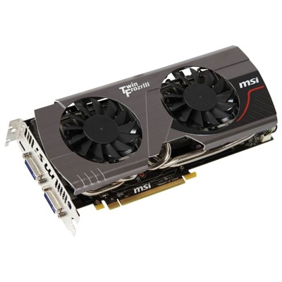 видеокарта PCI-Ex 1280Mb MSI N560GTX-TI 448 TF III PE/OC