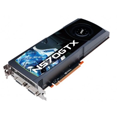 видеокарта PCI-Ex 1280Mb MSI N570GTX-M2D12D5/OС