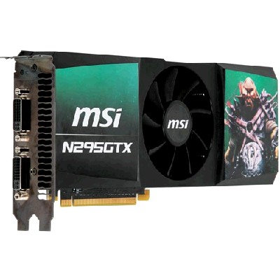 видеокарта PCI-Ex 1792Mb MSI N295GTX-2D1792-OC