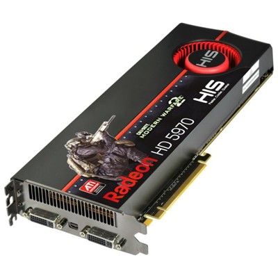 видеокарта PCI-Ex 2048Mb HIS Radeon HD 5970 H597F2GDC
