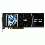 Видеокарта PCI-Ex 3072Mb MSI N590GTX-P3D3GD5
