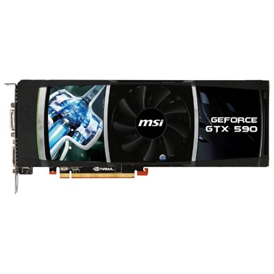 видеокарта PCI-Ex 3072Mb MSI N590GTX-P3D3GD5