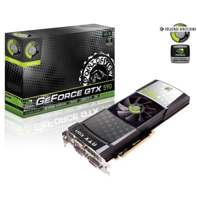 видеокарта PCI-Ex 3072Mb Point Of View GTX 590