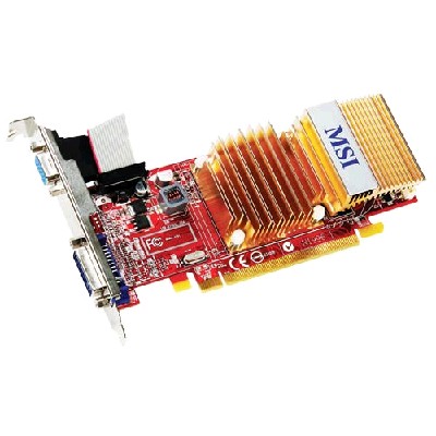 видеокарта PCI-Ex 512Mb MSI RX4350-D512H D2