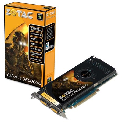видеокарта PCI-Ex 512Mb Zotac 9600GSO