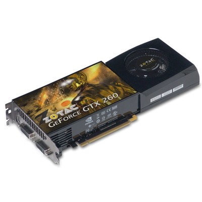 видеокарта PCI-Ex 896Mb Zotac ZT-X26E3KA-FDR GTX260 Synergy