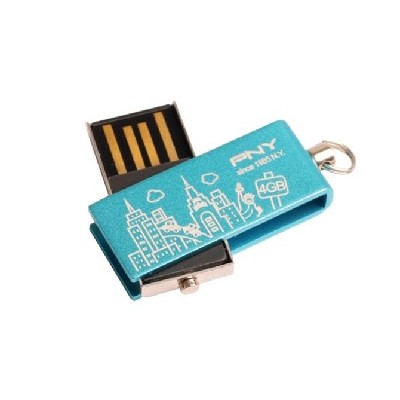 флешка PNY 4GB Lovely. City PFU6004-BC